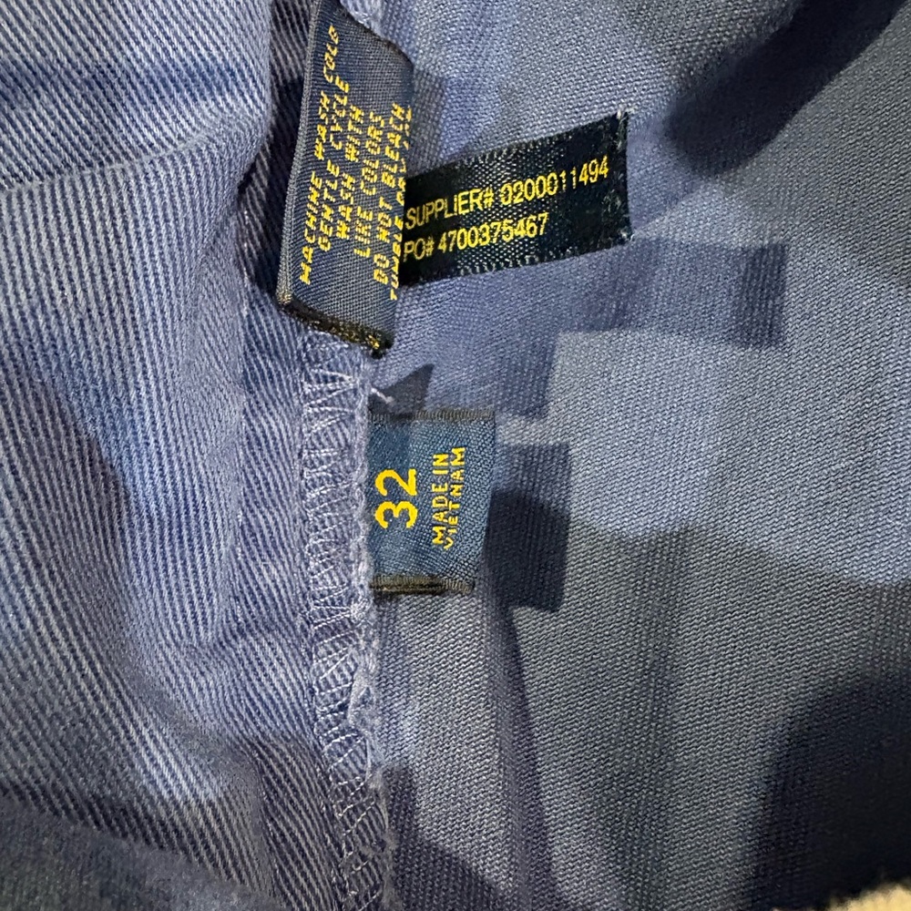 Ralph Lauren Blue Flat Front Shorts - Picture 4 of 5